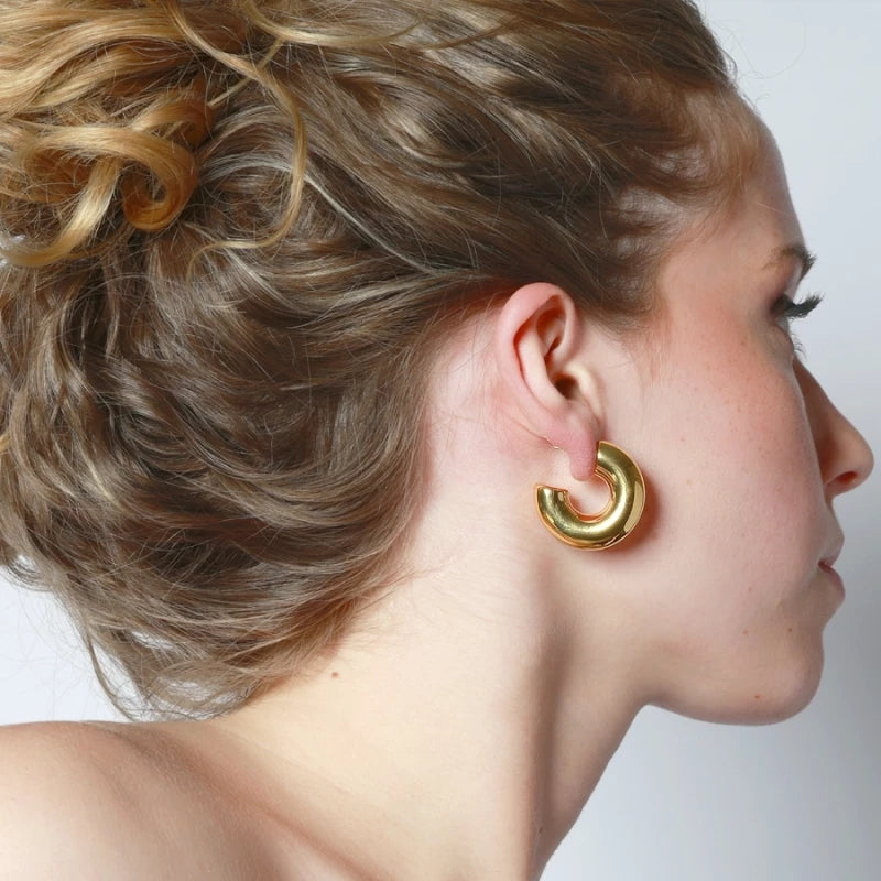 Pendientes Aro básico ancho