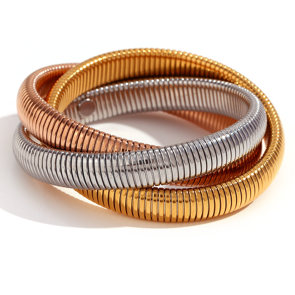 Pulsera triple