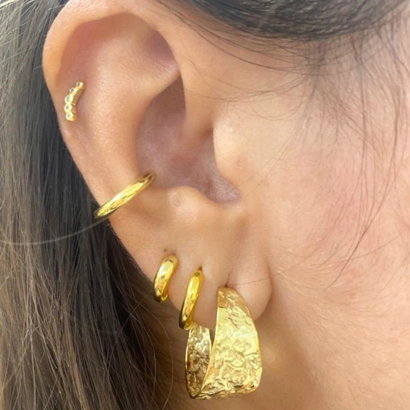 Pendientes earcuff liso