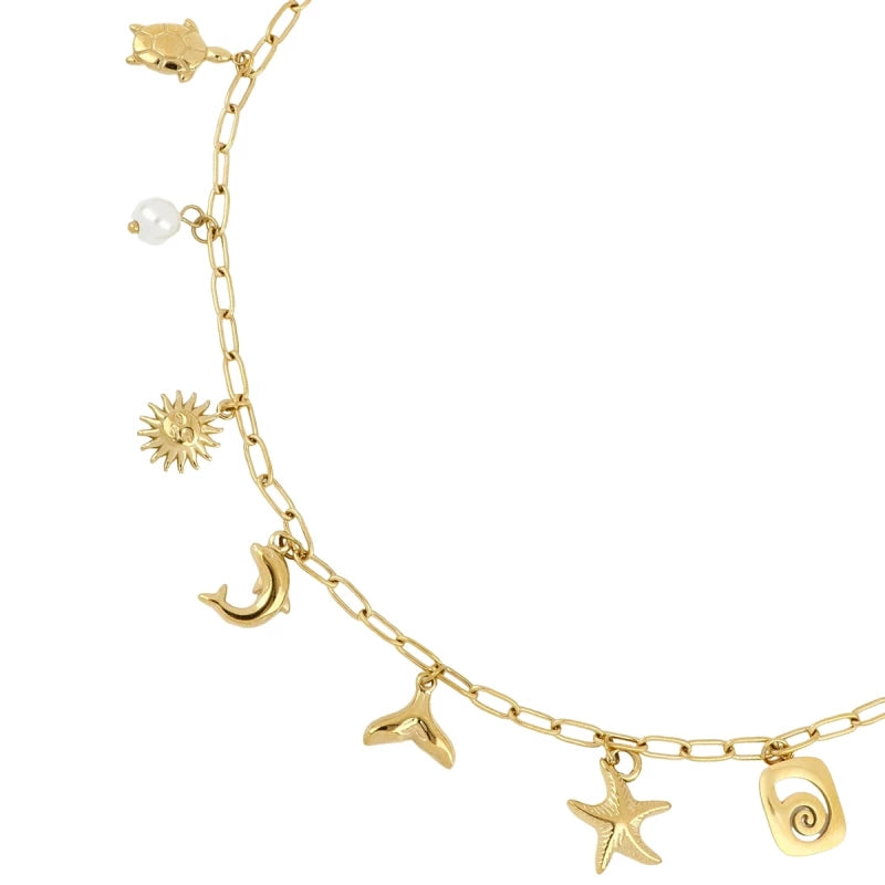 Collar multicharms verano