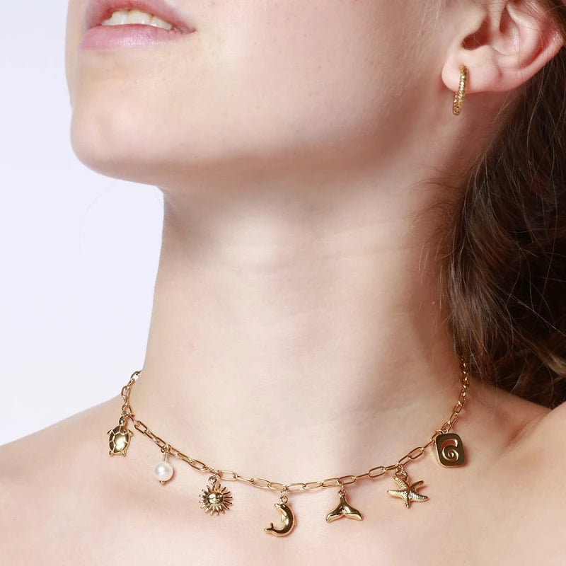 Collar multicharms verano