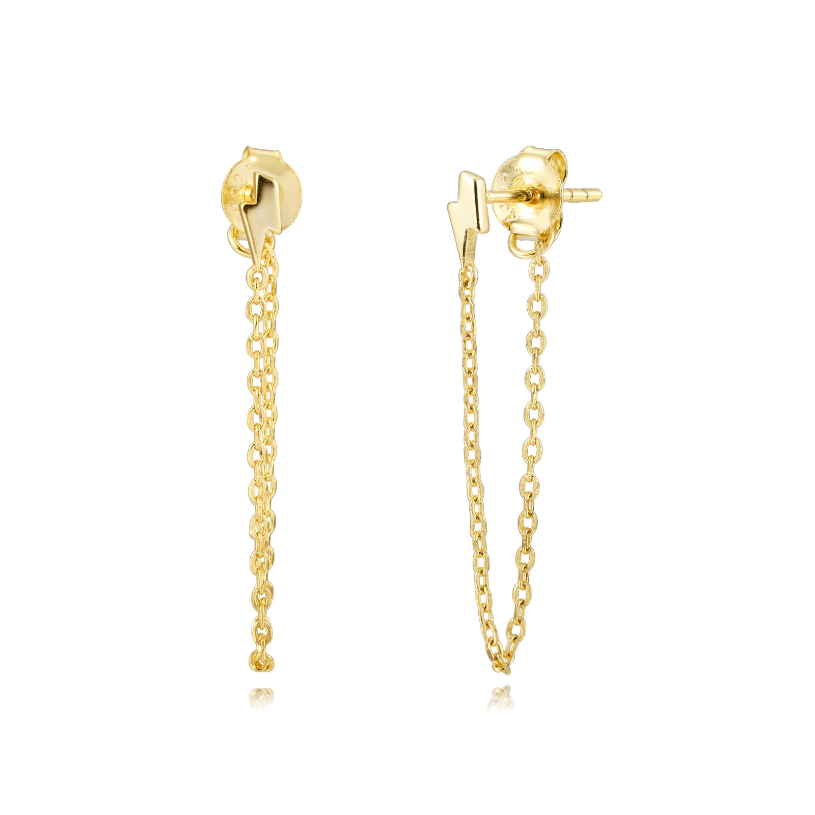 Pendientes rayo cadena